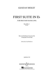 First Suite in E Flat band score cover